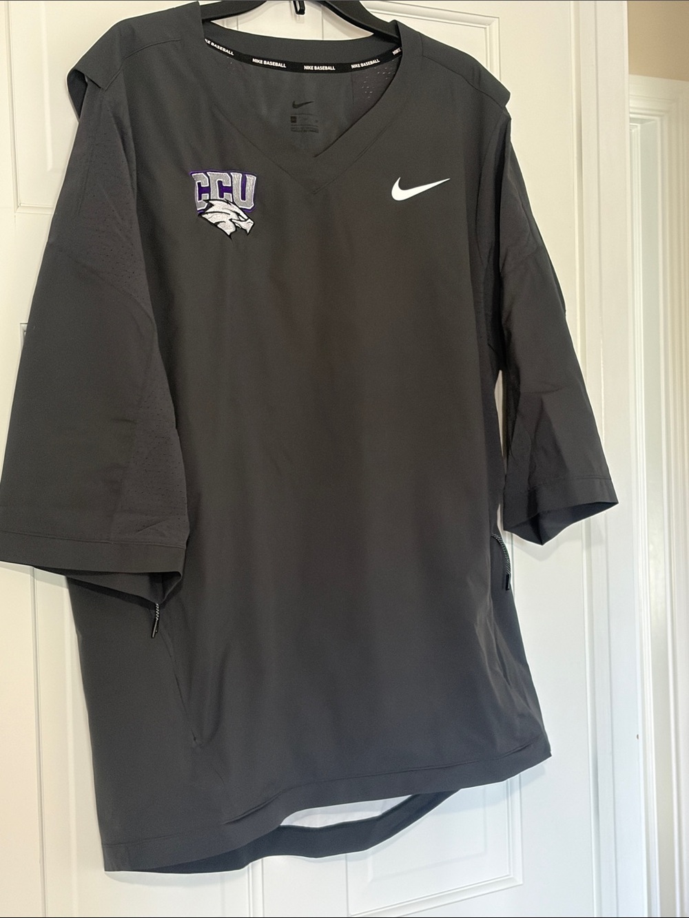 Nike Baseball Black Men’s Short-Sleeve Athletic Jersey with CCU Logo